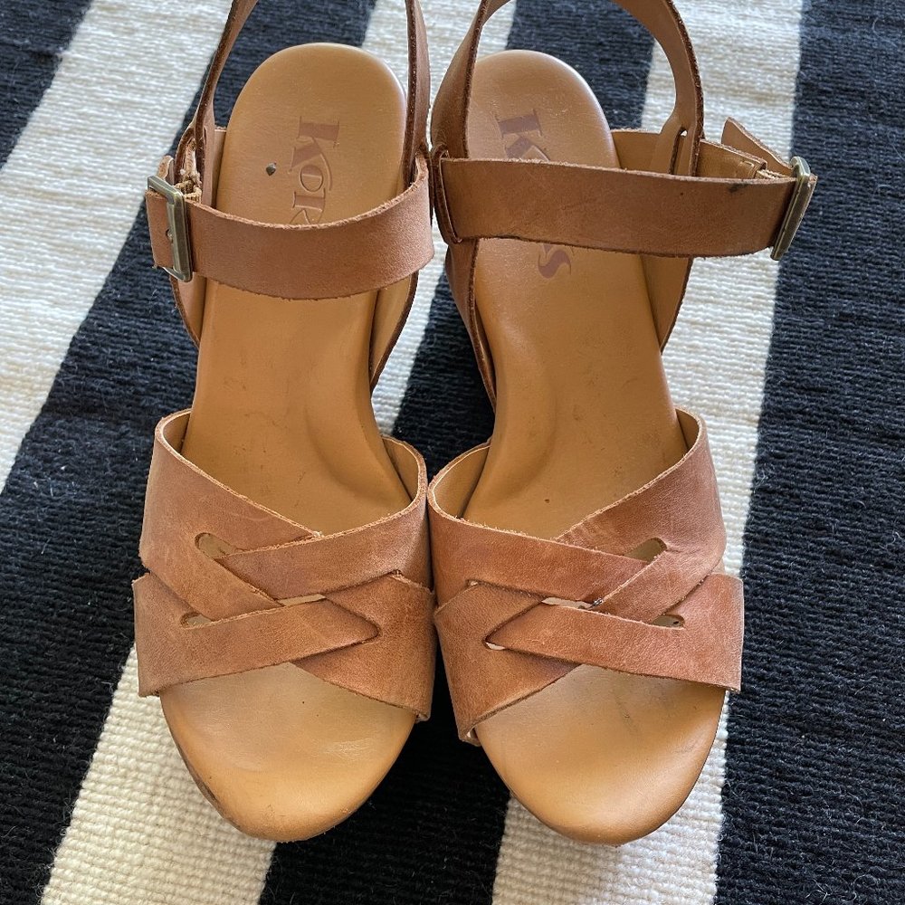 US 6 Korks High Heel sandal